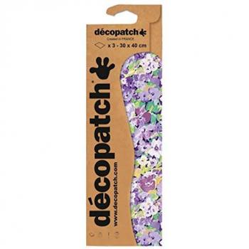 Triplet Décopatch Hortensia 828