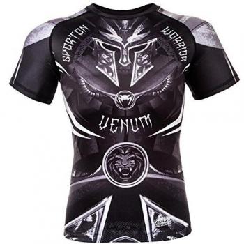 Venum Gladiator 3.0 Rashguard Homme Manches Courtes Noir/Blanc XXL