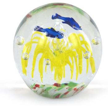 Dekor und Gehen Kristall Briefbeschwerer Fisch Original Wohnkultur Büro DG38057
