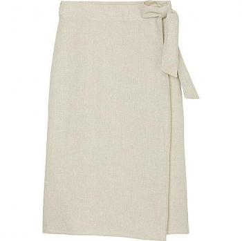 MARC O'POLO Beige Wickelrock aus Leinen