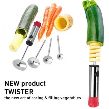 Stainless Steel Coring Set for Fruits and Vegetables