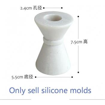 Simple Style Candle Holder Mold