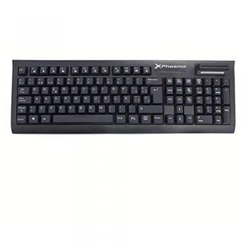 PHOENIX TECLADO QWERTY ESPAÑOL CABLE USB LECTOR DE TARJETA CHIP INT
