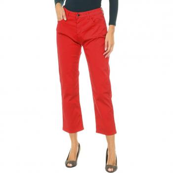 Capri Narrow Cut Red Pants for Women Size 25