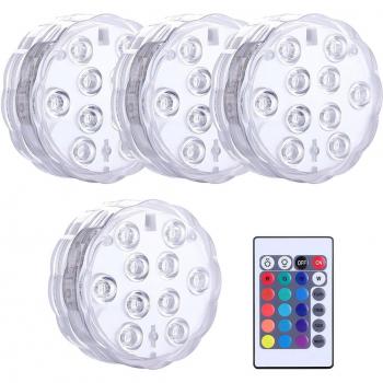Fernbedienungsgesteuertes RGB Tauchlicht für Außenbereiche