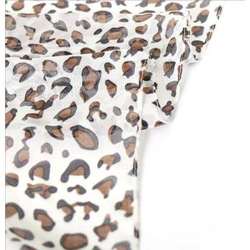 Pañuelo de Seda Estilo Leopardo