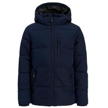 Jack & Jones Giacca invernale Junior JJEOWEN Blu Scuro (Ripetuto)