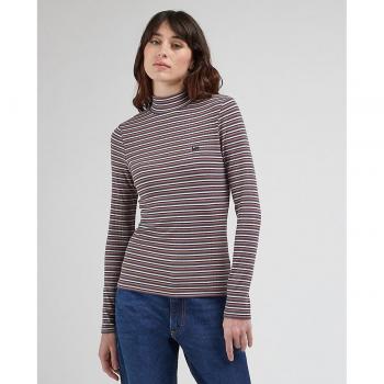 Camiseta Lee de manga larga a rayas para mujer