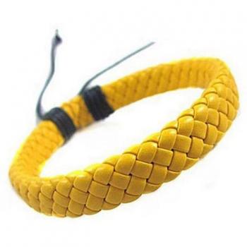 Lederarmband „Biker‑Style“, schwarz & braun