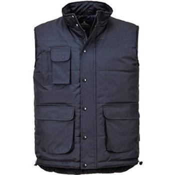 Portwest Men's Classic Showerproof Bodywarmer Black XL