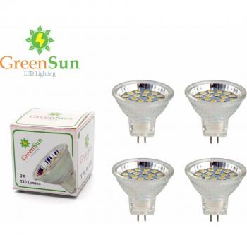 Herr11 LED GU4 Lampe 2835 SMD 4 Stück