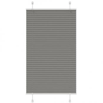 Tenda Plissada Cega Antracite 80x150cm VidaXL