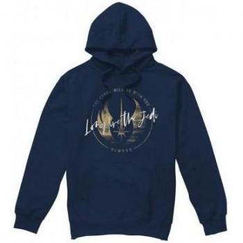 Hoodie Star Wars Uomo Long Live the Jedi Obi-Wan Kenobi S