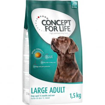 Concept for Life Croquettes pour Chien Large Adult 6 kg (4 x 1,5 kg)