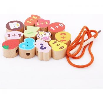 Educational Wooden Stringing Beads Toy