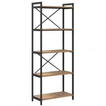 Engineered Oak Bookcase 60x30x153 cm by VidaXL