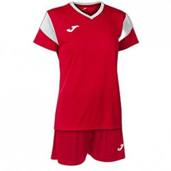 Conjunto deportivo Joma Phoenix mujer rojo y blanco