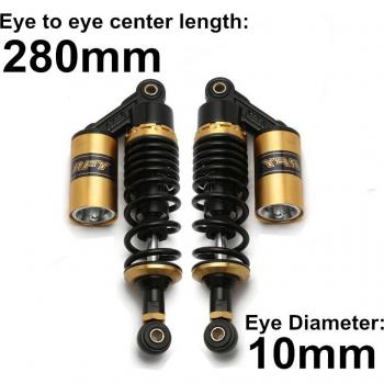 Suspension Arrière ATV Air & Shock D30 340mm