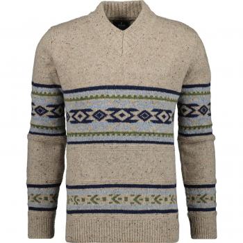 Beige RAGMAN Rundhalspullover – Herrengröße 48