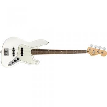 Fender Player Jazz Electric Bass Guitar, Pau Ferro, Polar White