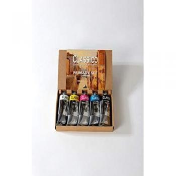 MAIMERI Colori a Olio Classico Set Primario 5 Tubi 60ml