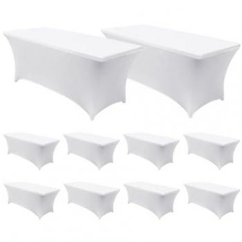 MegaPack 10 Fundas para Mesas Plegables Catering 240x74cm