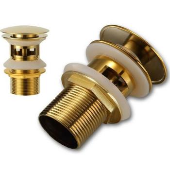 Oro Dorato Tappo Popup Scarico Lavabo Bide Universalità