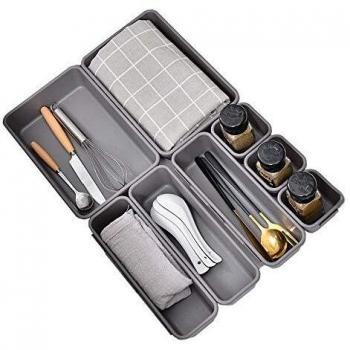 Maydolly Grey 8‑Compartment Drawer System – Stationary Pack