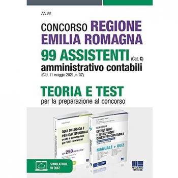 Kit Completo Concorso Regione Emilia Romagna 99 Assistenti Amministrativo Contabili