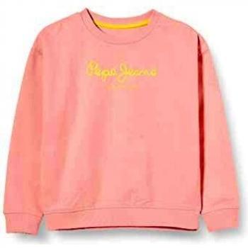 Pepe Jeans Sudadera para Niñas, Rosa (Bleach Pink 307), Talla 12