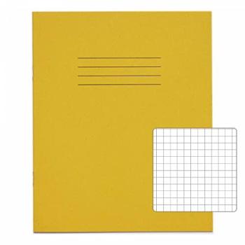 Rhino 8x6.5 48-Page Yellow Squared Study Notebook – 24 Leaf Edition