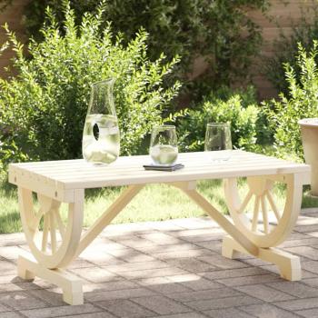 VidaXL Patio Coffee Table 35.4x19.7x15.7 Solid Wood Fir