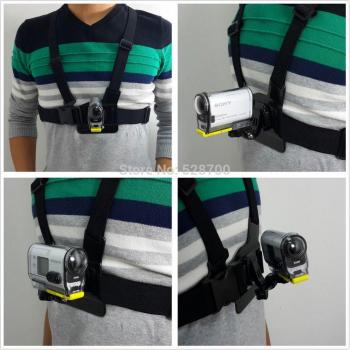 4-in-1 Action Camera Chest Strap with J-Hook and Screw for Sony HDR-AS15/AS20/AS30V/AS100V FDR-X1000V/W