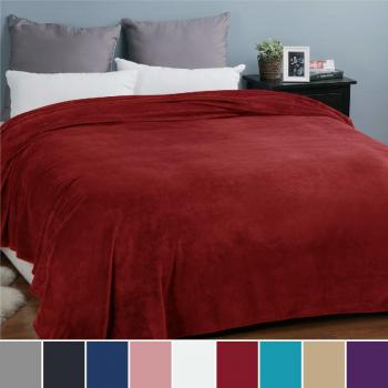 Letto in stile Bedsure Coperta Plaid Microfibra 240 g/m²