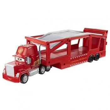 Disney Pixar Cars Mack Trasportatore, camion da 33 cm con rampa per trasportare 12 macchinine
