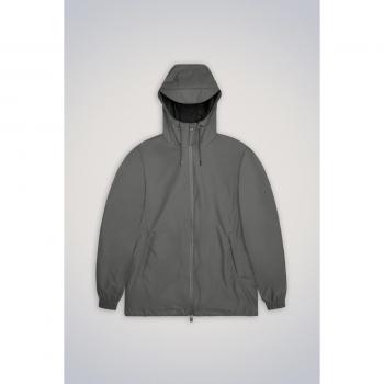 Chaqueta Rains Gris Resistente al Agua