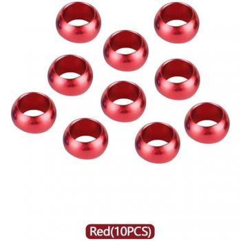 10Pcs Bird Leg Rings 8x6mm Aluminum for Pigeons and Parrots