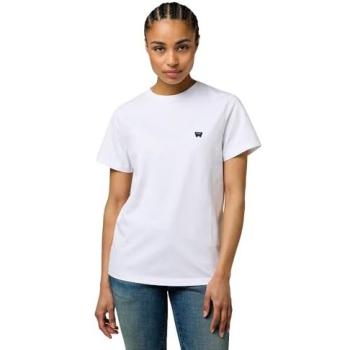 Wrangler T-shirt Sign Off 112373024 Bianco Slim Fit (Donna)
