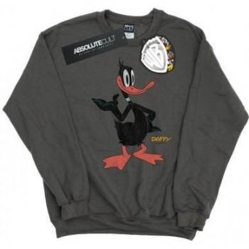 Looney Tunes Daffy Duck Sweatshirt 12-13 charcoal