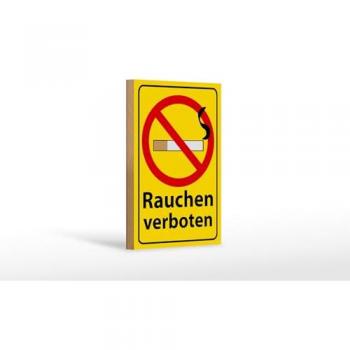 Hinweis Schild Rauchen Verbot 12x18 cm