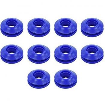 Kunststof zeiloogjes Ø10 mm blauw