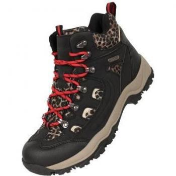 Black Adventurer Botas Gamuza con Estampado de León Mujer