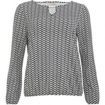 Seidel Moden Langarmshirt, grafisches Muster, MADE IN GERMANY