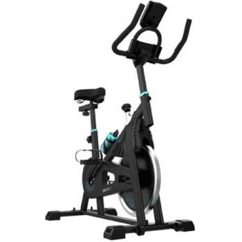 Bicicleta Indoor Teseo X 10000: Volante 10 kg, Resistencia Manual y Pulsómetro Integrado