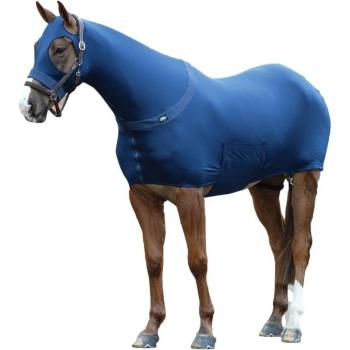 Weatherbeeta Pferde-Stalldecke (Stretch) – Blau/Navy