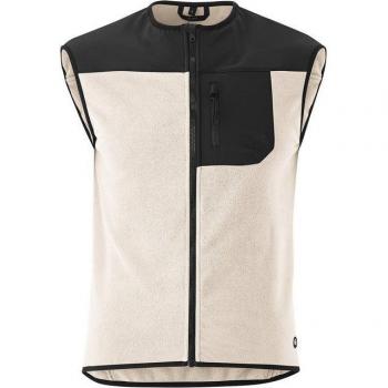Gonso Radweste ADVENTURE VEST FLEECE in Offwhite