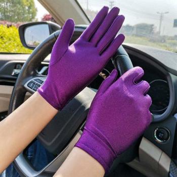 Men's Lightweight Stretch Gloves for Dance and Jewelry (1 Pair)