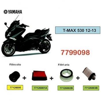 One by Camamoto set de mantenimiento filtros de aire y aceite para Yamaha T-Max 500 / 530cc