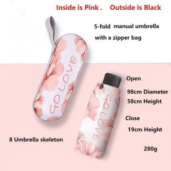 Ultra Light Mini Foldable Automatic 8-Rib Umbrella