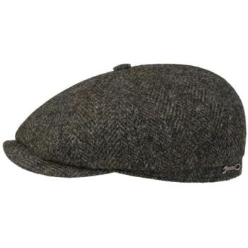 Hatteras Olive‑Mottled Flat Cap – Size XXL (62–63 cm)